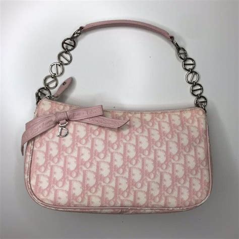 vintage pink Dior bag